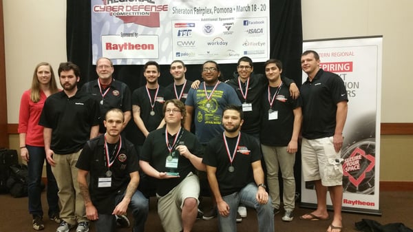 Cyber Security students at WRCCDC - Take 2nd Place
