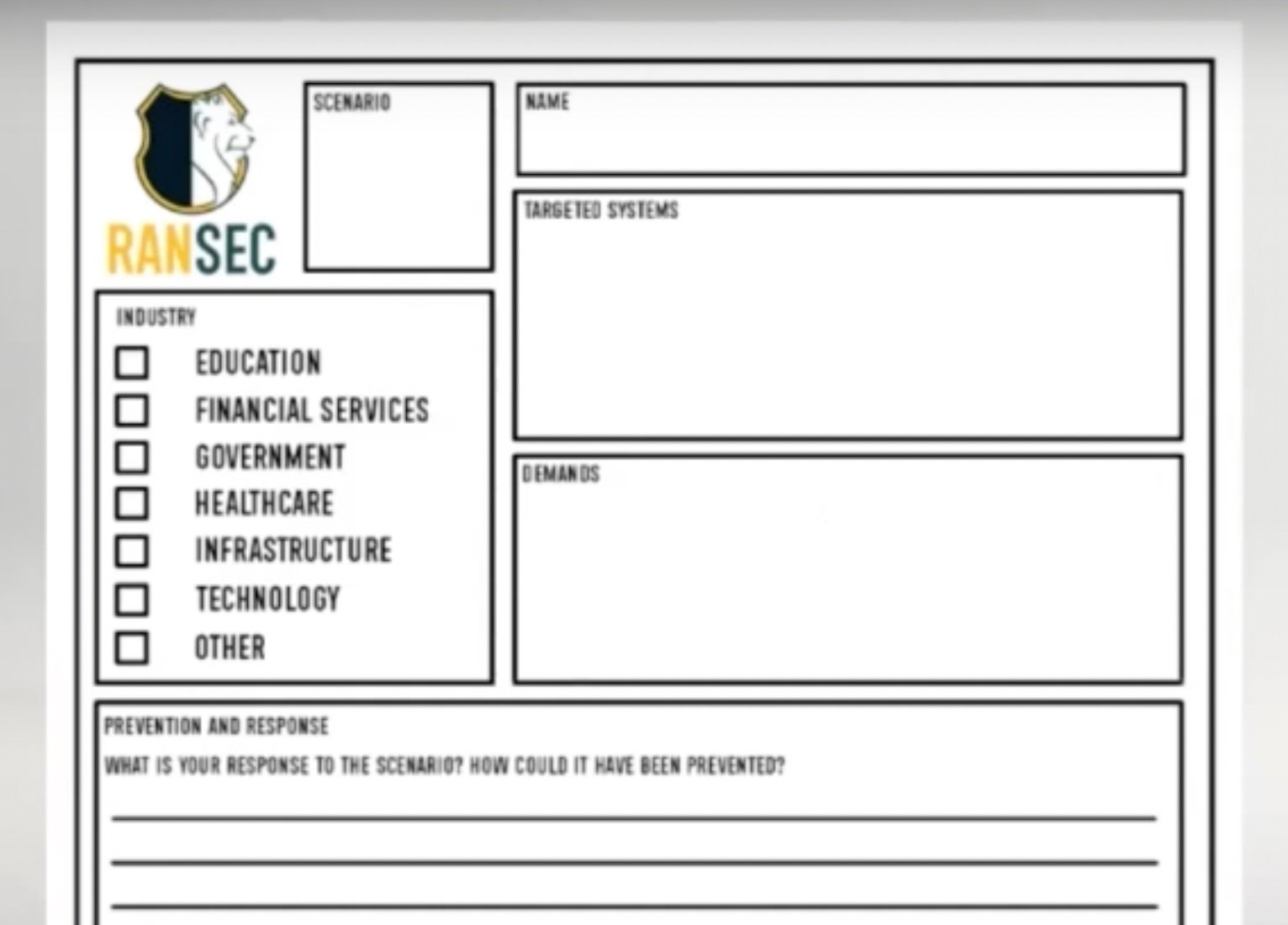 Ransomware Training